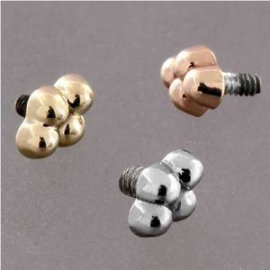 Body Gems | Yellow Gold 14/12g Threaded End